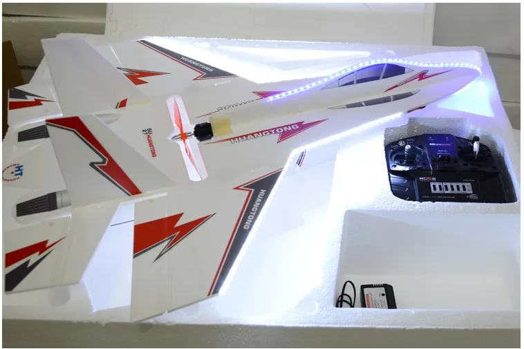 Su27 Большой Истребитель Су 27 RC Плоскости 6 КАНАЛА Электрический Пульт