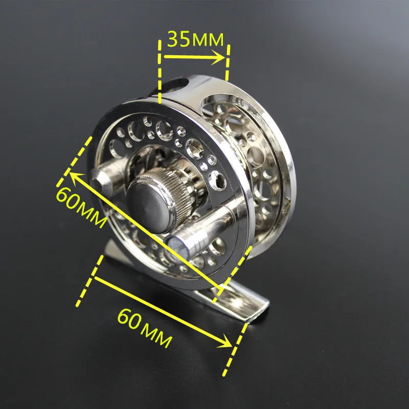 Рыбная леска колеса 2 + 1BB катушка для ловли нахлыстом 1:1 металлический