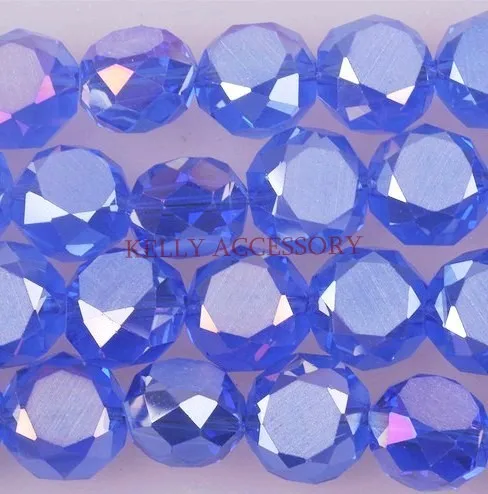 

350pcs AAA quality Royal Blue AB Crystal Beads Loose Spacer Beads 8MM Facted Glass Beads For Jewelry Making Craft DIY Beads