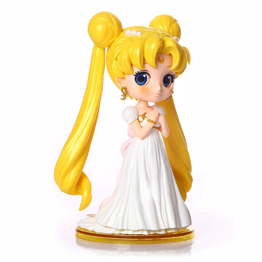 Haocaitoy фигурка игрушки Sailor Moon Qposket Edition Свадьба Луна Qianny Аниме фигурки куклы ПВХ