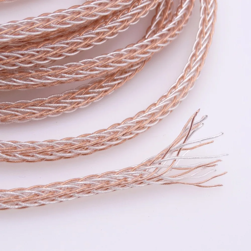 1 м 4 ядра 5N pcocc медь 4*19*0,1 мм аудио кабель для наушников DIY Замена Ремонт кабель обновления