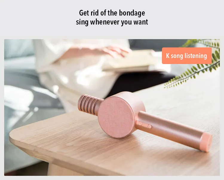 Xiaomi аудио беспроводной микрофон xiaohou караоке live Bluetooth модный динамик с микрофоном для студентов детей взрослых Открытый camping19