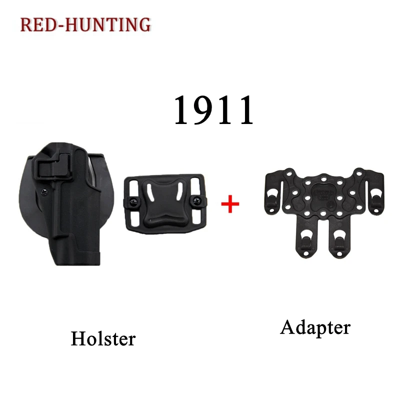 Новая тактическая страйкбольная кобура 1911 с пистолетом слинг адаптер MOLLE сумка