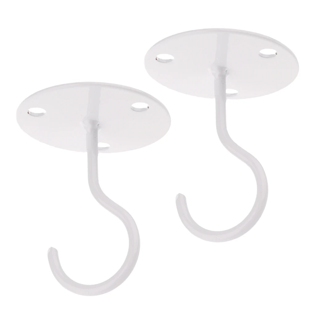 2 шт. Потолочная планка для крючков диаметром 65 мм с винтом белая/черная/красная