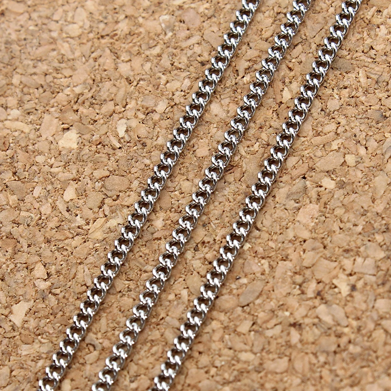 5 м/упаковка ювелирные цепочки из нержавеющей стали | Украшения и аксессуары