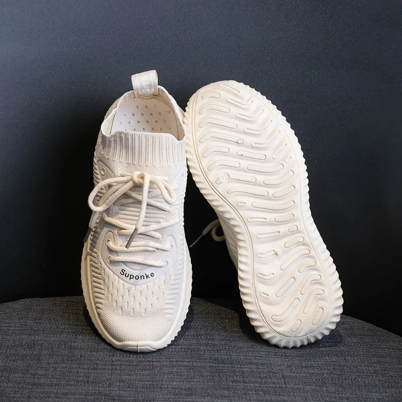 Женские кроссовки на платформе розовые вулканизированной подошве шнуровке для