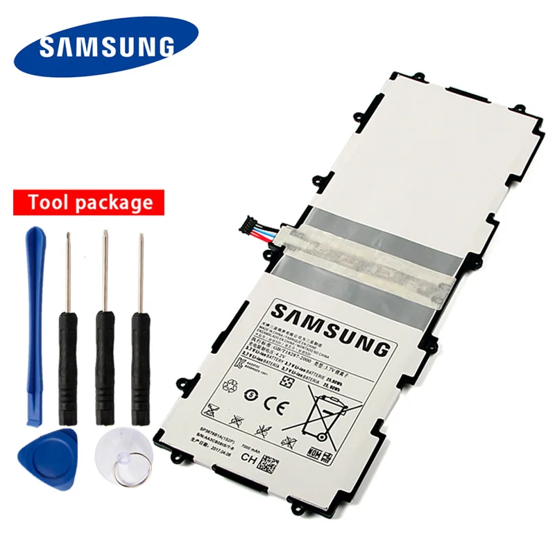Original Samsung SP3676B1A Battery For Galaxy Note 10.1 GT-N8000 GT-P7510 P5100 P5113 N8005 N8013 N8020 P7500 7000mAh | Мобильные