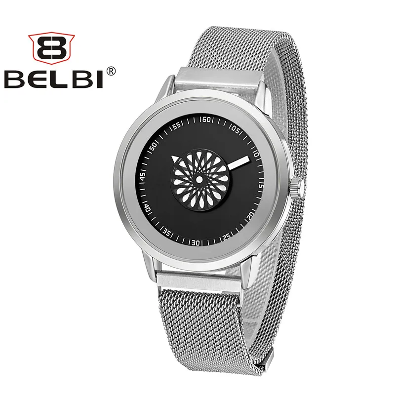 Мужские часы 2019 люксовый бренд BELBI модный дизайн водонепроницаемые кварцевые