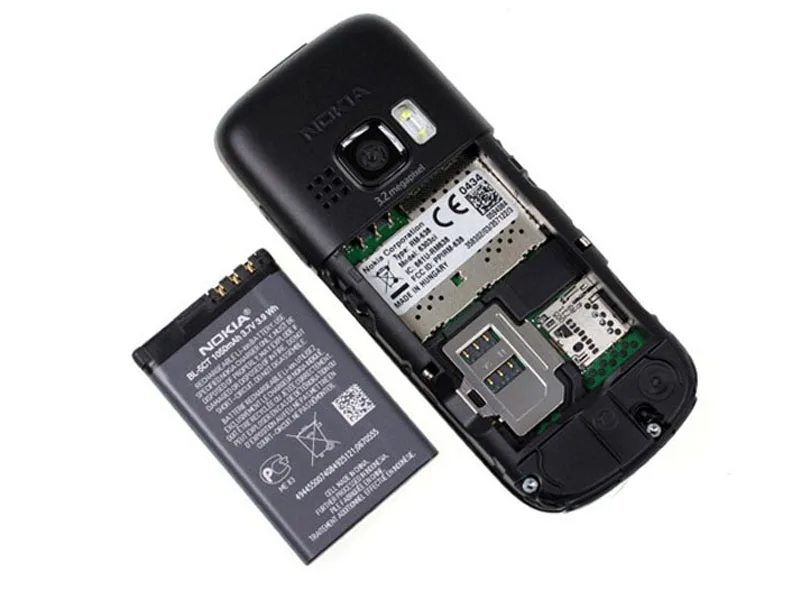 6303 Оригинальный разблокирована Nokia Classic FM GSM 3MP камера мобильный телефон русская