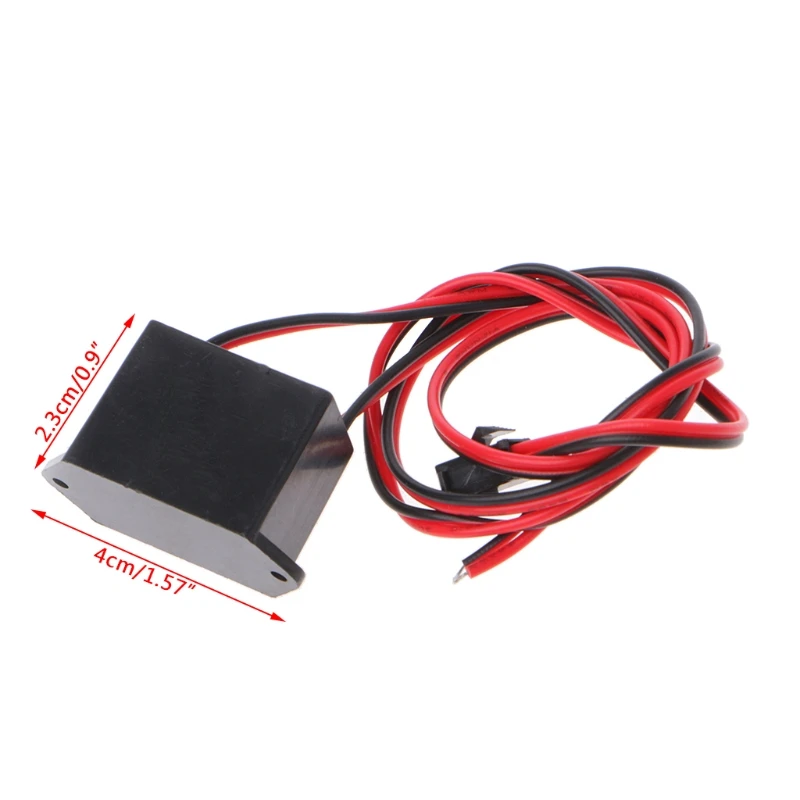 Мини DC 12V power ed контроллер 1-5M EL провод кабель гибкий неоновый светящаяся лента