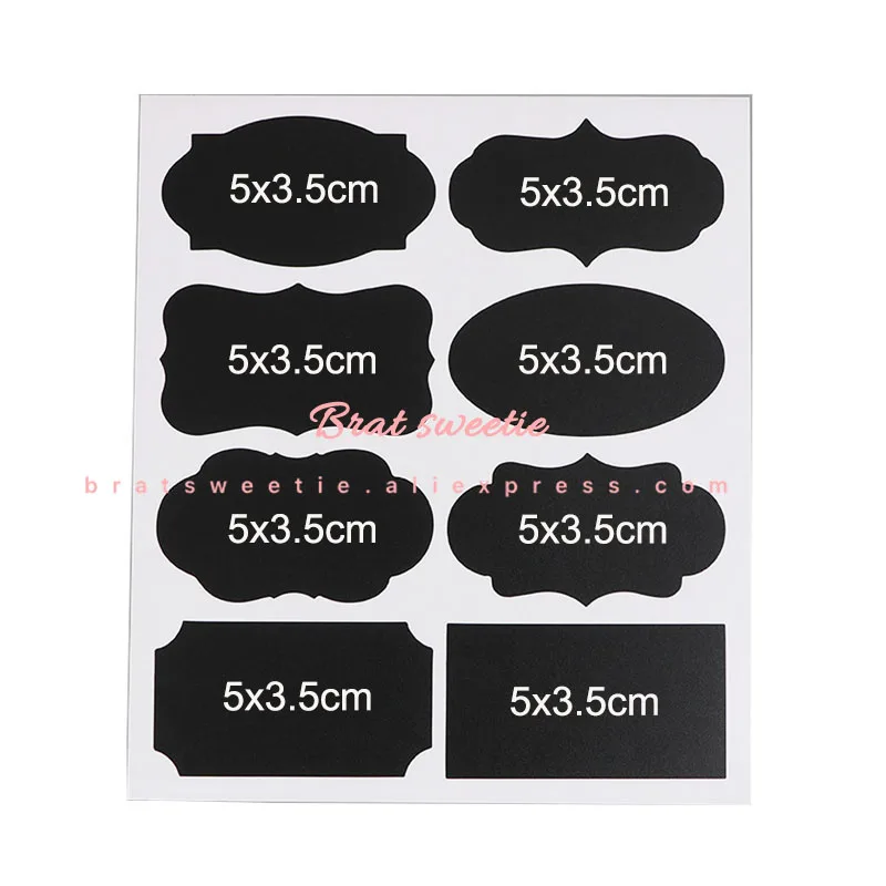 120 шт. Водонепроницаемый Съемная классной доски доске наклейки этикетки набор с