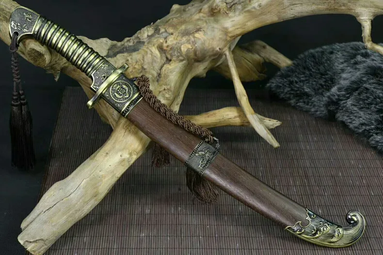 Высокое качество Танто Broadsword меч острый паз Дамасская сталь лезвие Полный