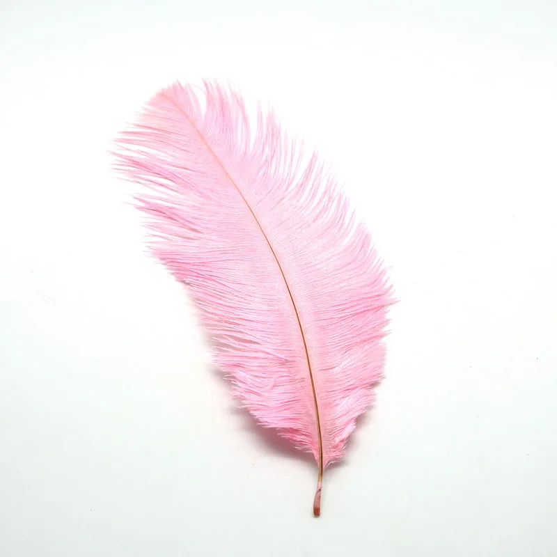 Pink 10 шт. 15-20 см(6-") страусиные перья 13 разных цветов Сделай Сам Изготовление ювелирных изделий и Свадебная вечеринка украшения одежды - Цвет: Pink