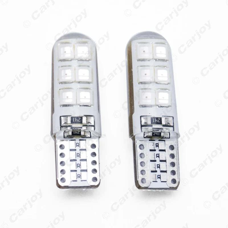 LEEWA 2 шт. автомобиль T10 194 168 W5W 2835 Чип 12SMD стандартная светодиодная дверная