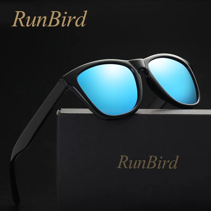 Солнцезащитные очки RunBird Мужские поляризационные винтажные зеркальные