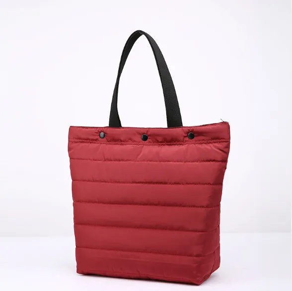 2021 new women's bag Korean version of the fashion down space cotton waterproof shoulder bagsac sac a main computerb Bag |