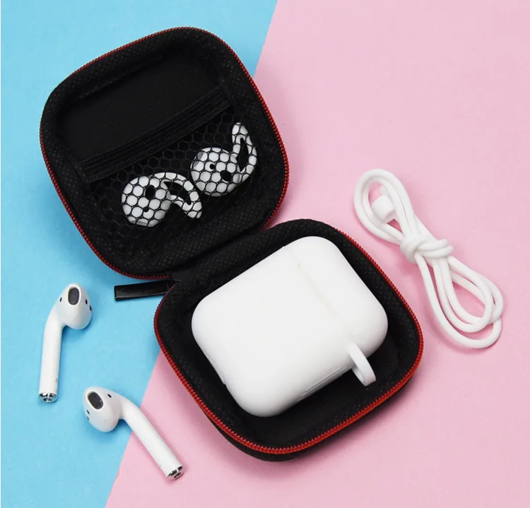 Чехол для наушников AirPods защитный чехол Аксессуары для кожи для Apple Airpods чехол для зарядки 7-Piece набор