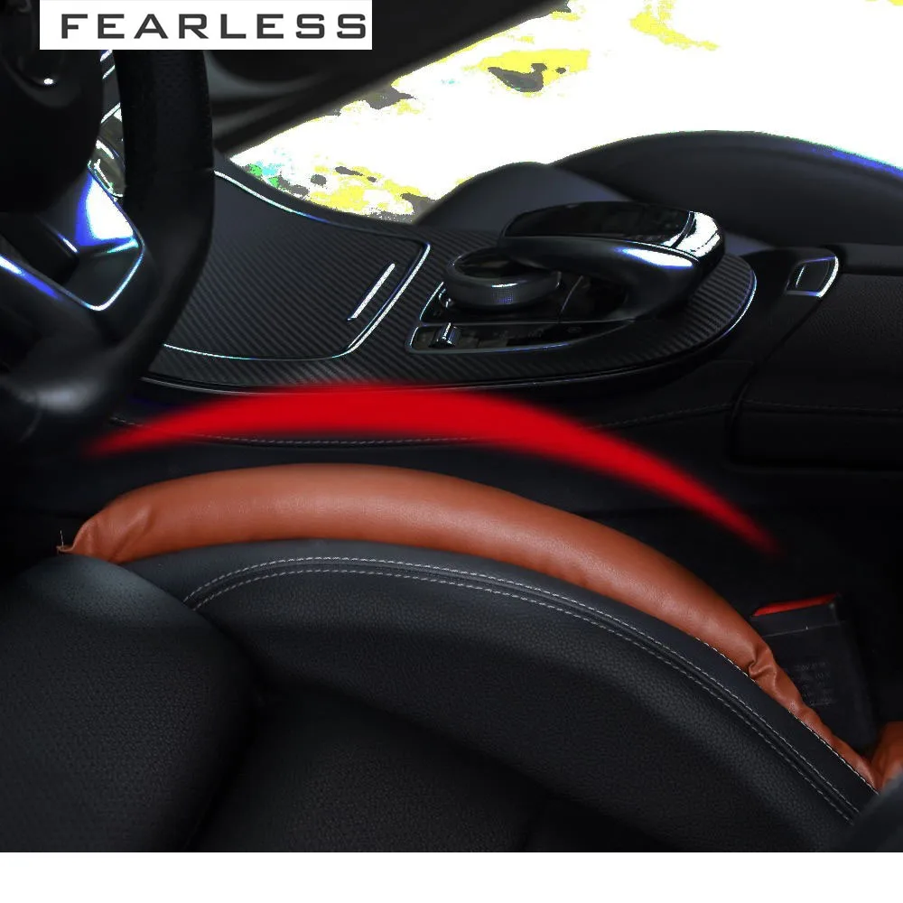 2 шт./лот Универсальный зазор для автомобильного сиденья искусственная кожа +