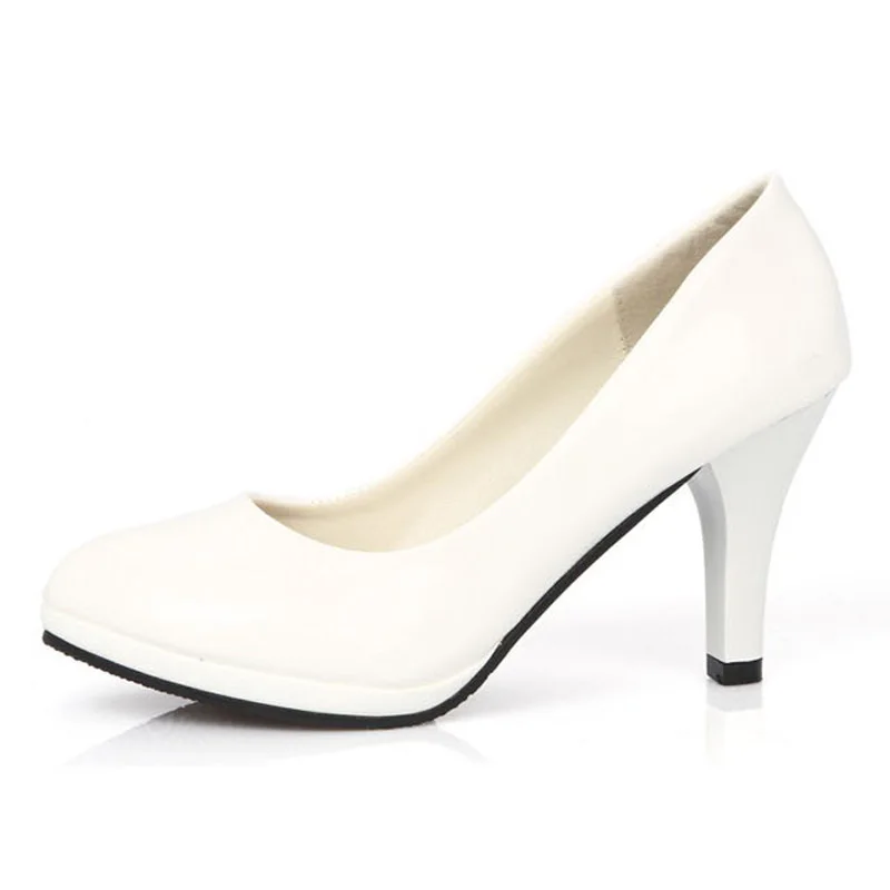 Большие размеры 40 41 42 Zapatos Mujer женская обувь большие 34–42 туфли-лодочки на каблуке