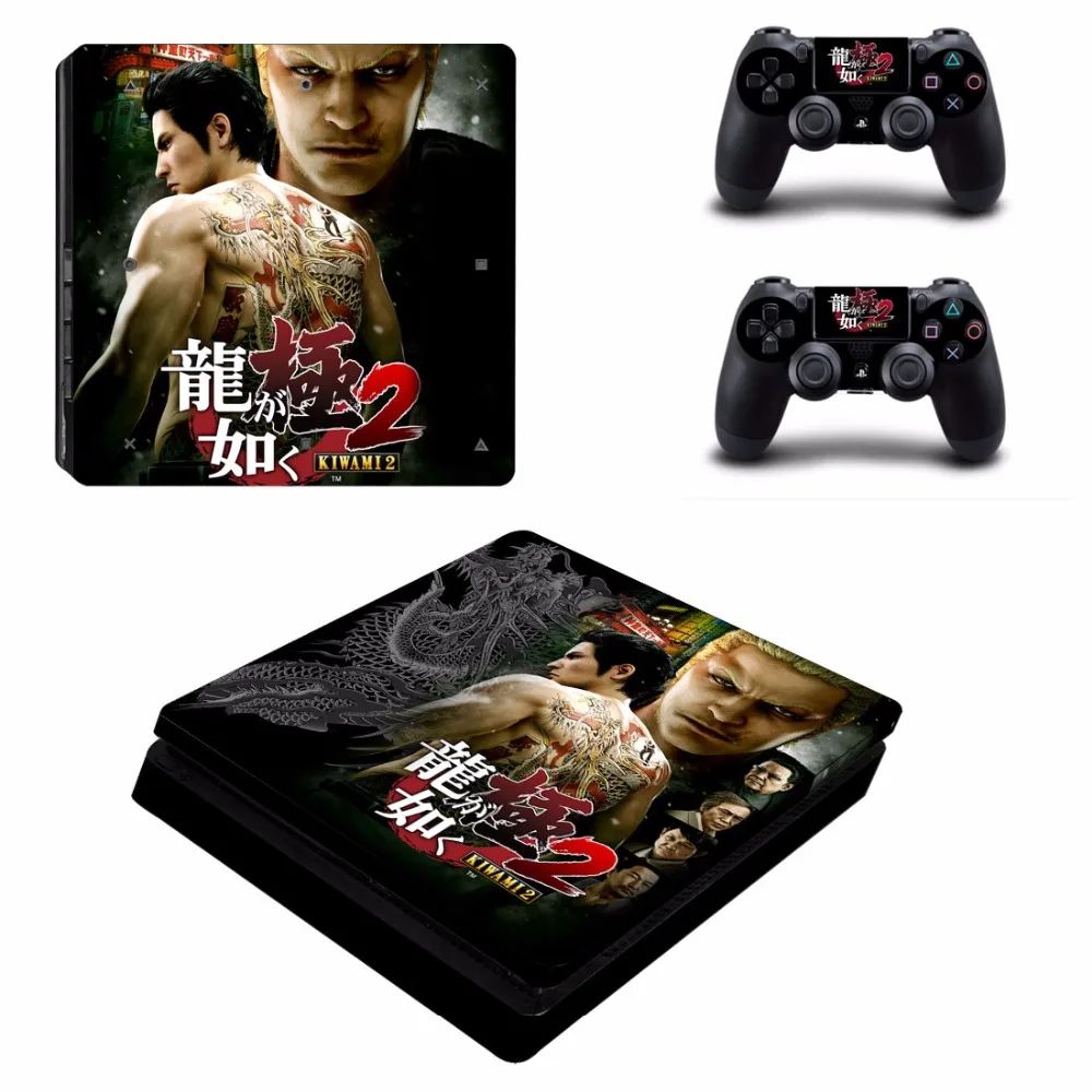 Игра якудзы Kiwami 2 PS4 тонкая кожа Стикеры для Sony Игровые приставки 4 консоли и