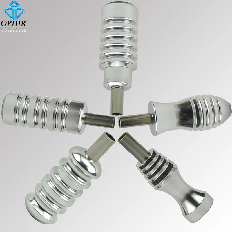 OPHIR 5 шт. Профессиональная Алюминиевая Татуировка среднего размера серебристая