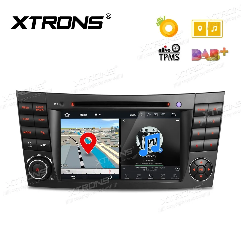 Автомобильный DVD плеер OS7 Android 8 0 GPS радио для Mercedes Benz E Class W211 2002 2008 и CLS w222 2005