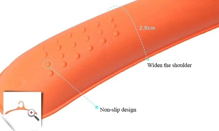 [Бесплатная доставка] прочная нескользящая пластиковая вешалка для одежды