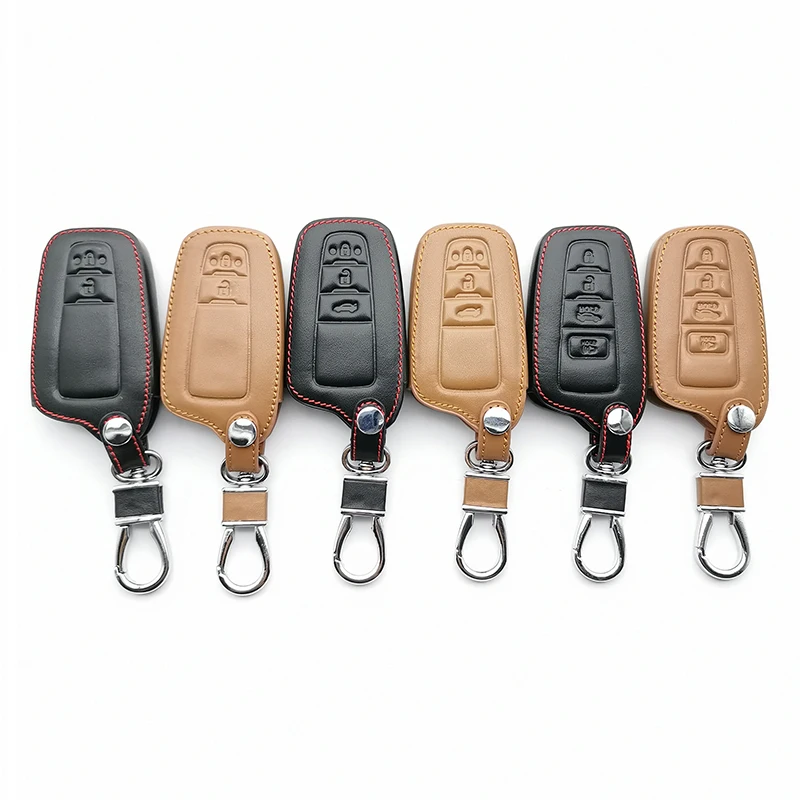Кожанный чехол для Toyota Camry ключ для Toyota Camry, Avalon, corolla RAV4 ЧР Land Cruiser Prado Prius брелок пульт дистанционного управления для IPad 2/3/4 кнопки