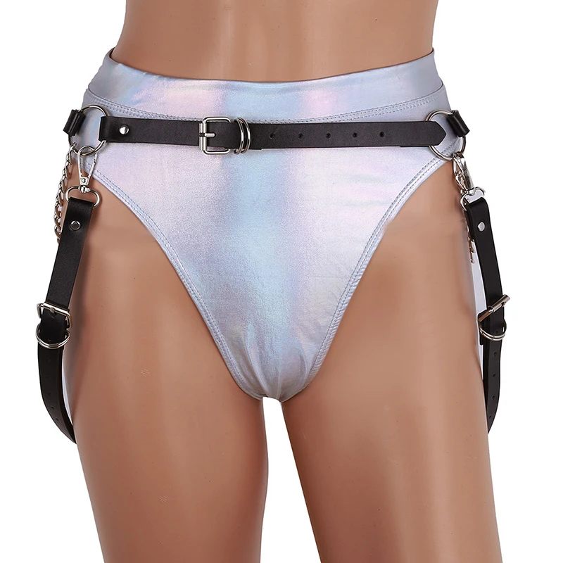 Ремень Портупея из кожи в стиле панк металлические поясные ремни регулируемые