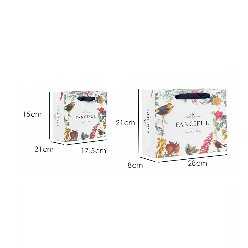 Винтажная сумочка с рисунком фламинго богатых птиц 10 шт./лот веревкой