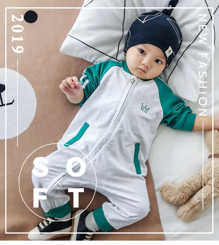 Lemonmiyu Infant Baby Boys Girls Clothes For Newborn Cartoon Letter Rompers Unisex Casual Spring Autumn Children Jumpsuits