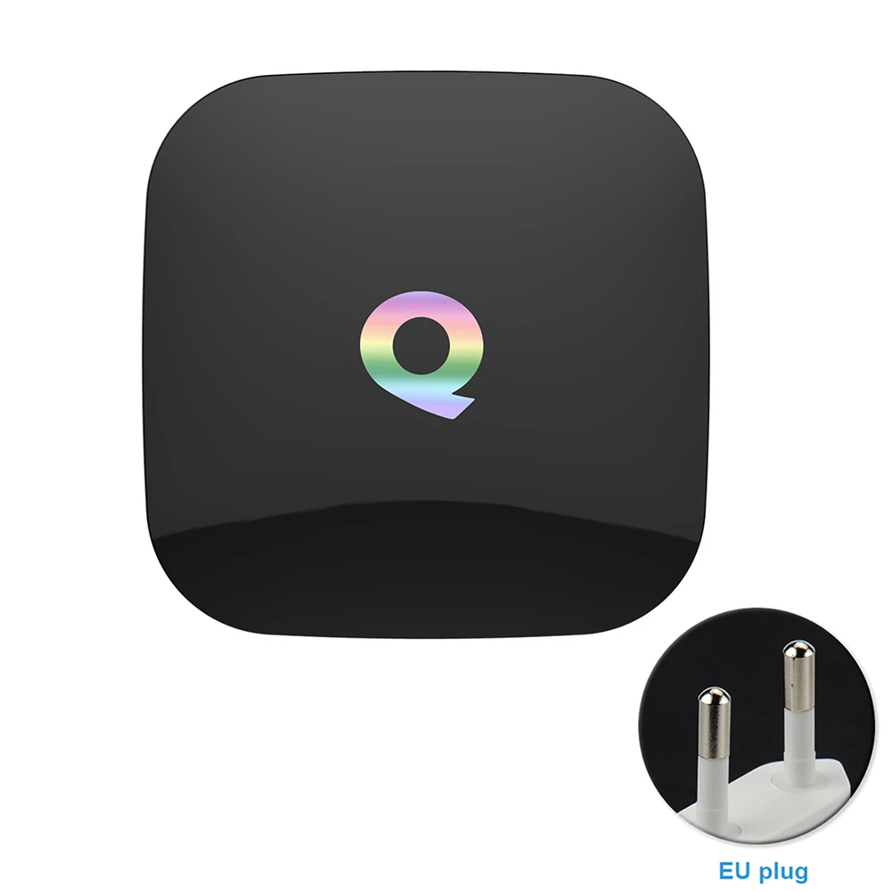 Q Box Android 6 0 блок для телевизора qbox приемник HD 2 Гб 16 rom Amlogic S905 телевизионная коробка