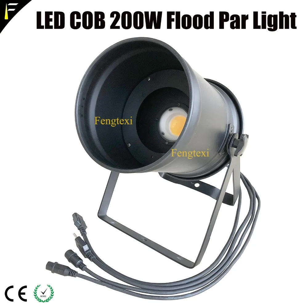 2 шт. точесветильник светильник COB LED 200w Zoom 15 ~ 50 градусов студийсветодиодный Par с