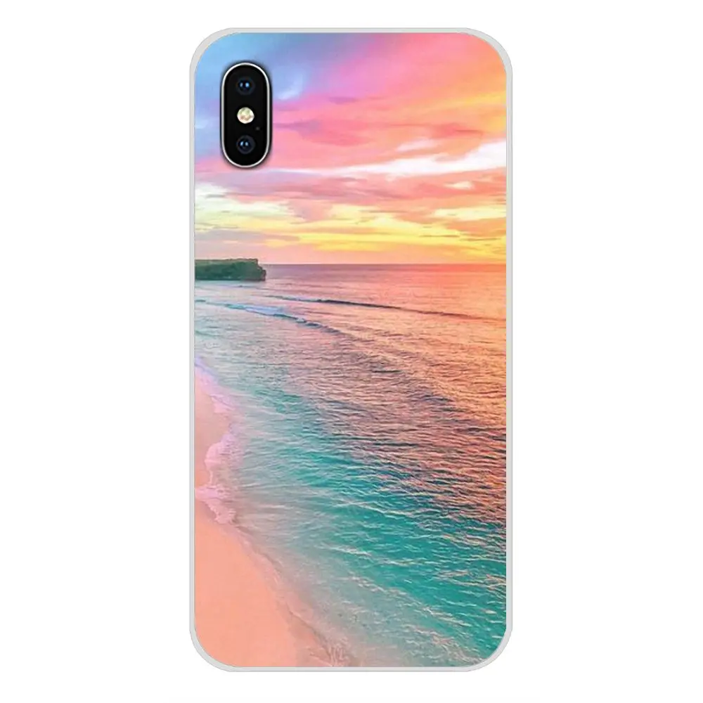 Scene at Sunset on sea Palm Tree For Xiaomi Mi6 A1 5X 6X Redmi Note 5 5A 4X 4A 4 3 Plus Pro pocophone F1 Accessories Shell Cases | Мобильные