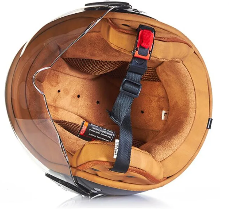 BEON мотоциклетный шлем Chopper 3/4, винтажный шлем с открытым лицом, мотоциклетный шлем, шлем для мотокросса, мотоциклетный шлем для скутера