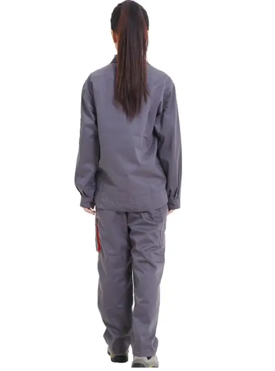 Комплект одежды для работы мужчин и женщин рабочая одежда на молнии с отложным