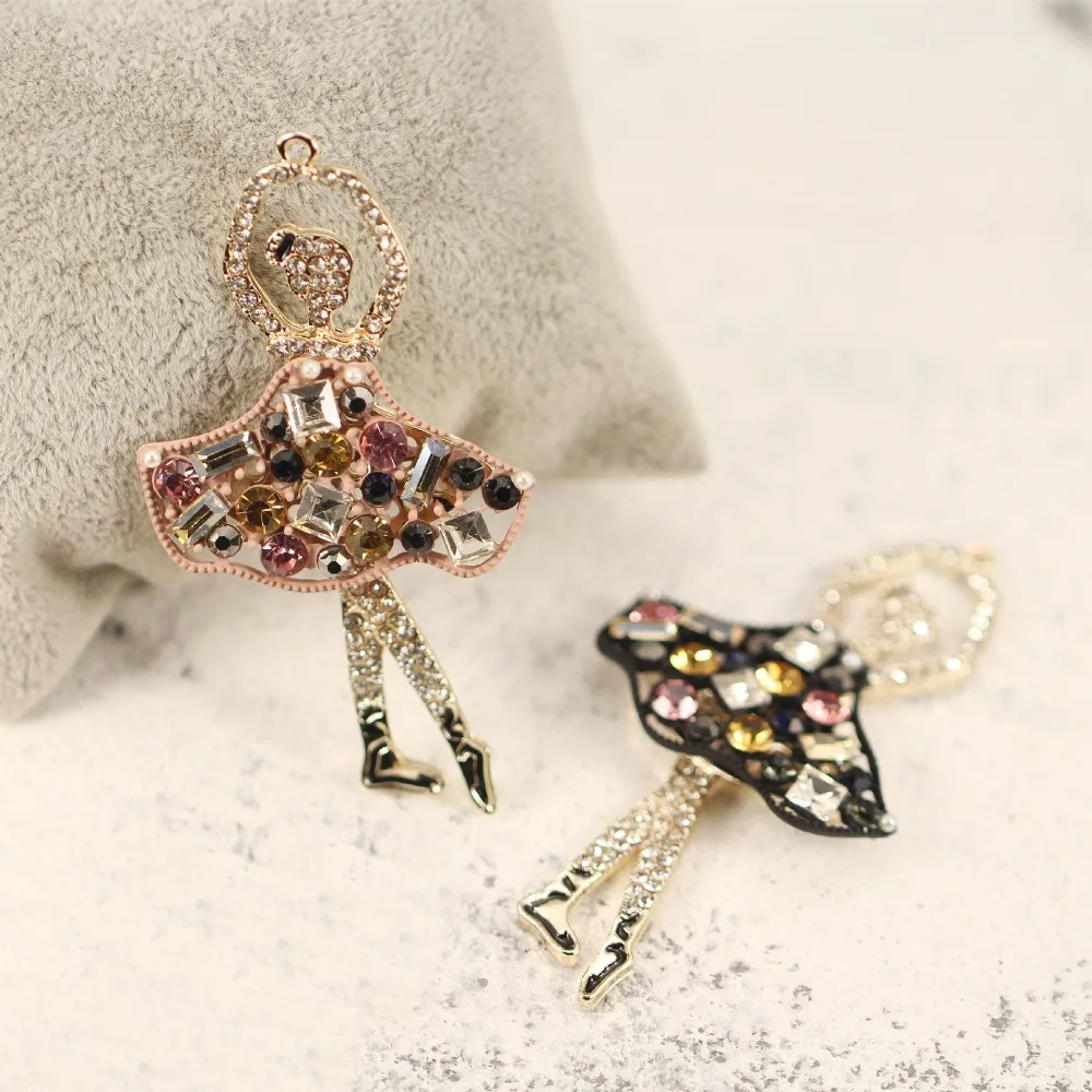 Модный шарм-браслет сделай сам подарки металлические шармы балерины для девочек