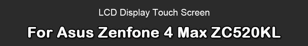 OPesea 5,2 ''для Asus Zenfone 4 Max ZC520KL X00HD ЖК-дисплей панель сенсорный экран дигитайзер стекло сенсор сборка с рамкой