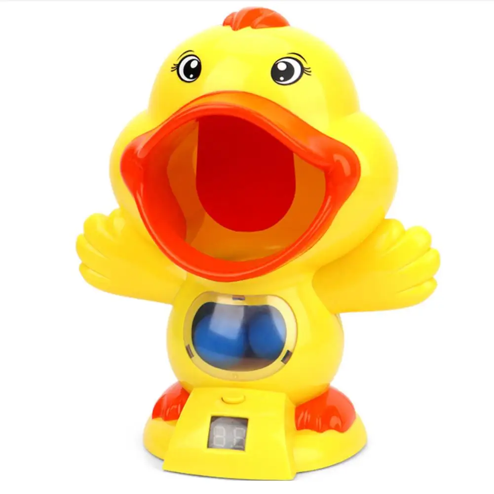 Игрушечный пистолет стреляющая утка рот голос детские игрушки мягкая