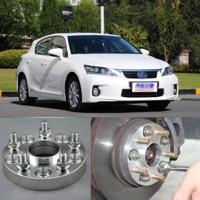 

Teeze 4pcs Billet 5 Lug 12x1.5 Studs Wheel Spacers Adapters For Lexus CT 2011-2017