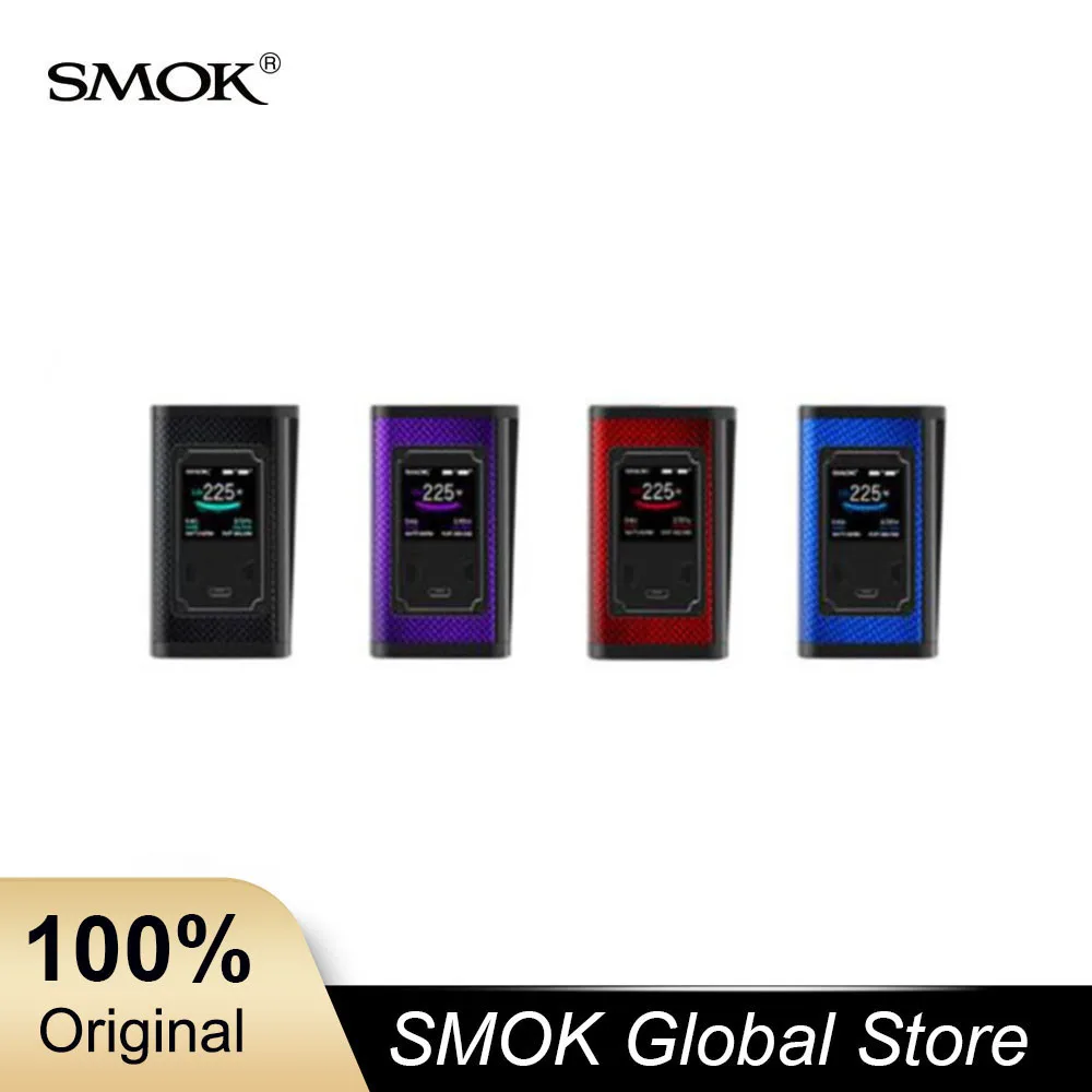 Оригинальный Smok Majesty Mod коробка из углеродного волокна батарейный блок контроль