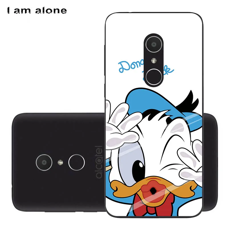 Solf TPU HH59 Чехол для телефона I am alone для Alcatel 1X 5059A 5059D 5059I 5059J 5059T 5,3 дюйма, Модный милый цветной Чехол для мобильного телефона из ТПУ - Цвет: Solf TPU HH59
