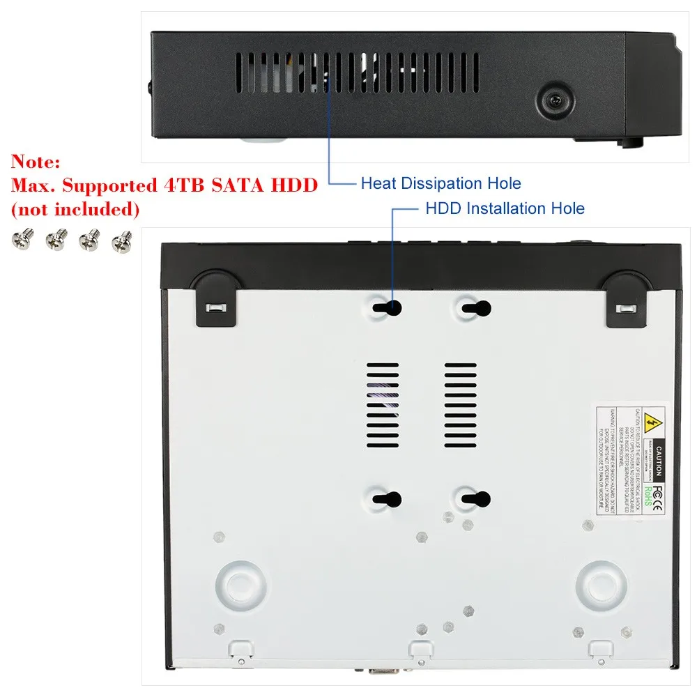 4CH Ch Full HD 1080P POE NVR сетевой видеорегистратор с 4 шт. 2.0MP POE всепогодный Открытый Пуля IP камера безопасности Syetem