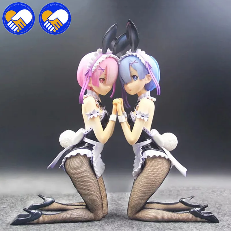 Новинка Re: жизнь в другом мире от Zero Rem Ram Bunny Ver Kneeling Смола голая коллекция Аниме