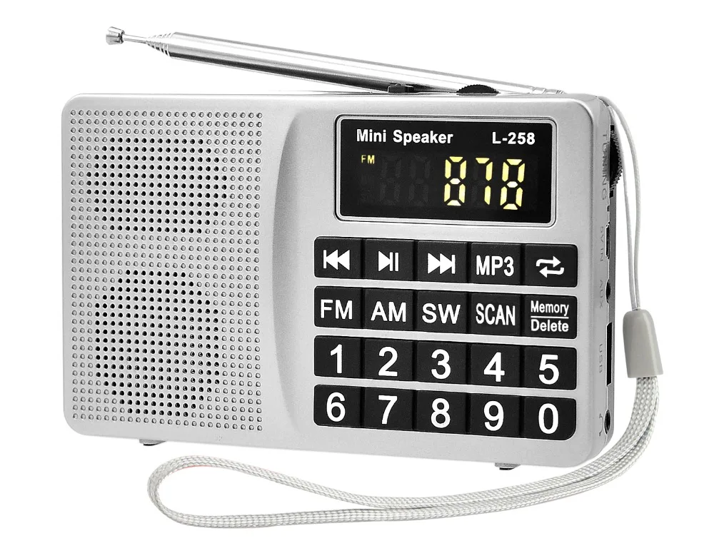 10 шт. музыкальный mp3 плеер мини динамик многополосный 3 все диапазоны Автосканер