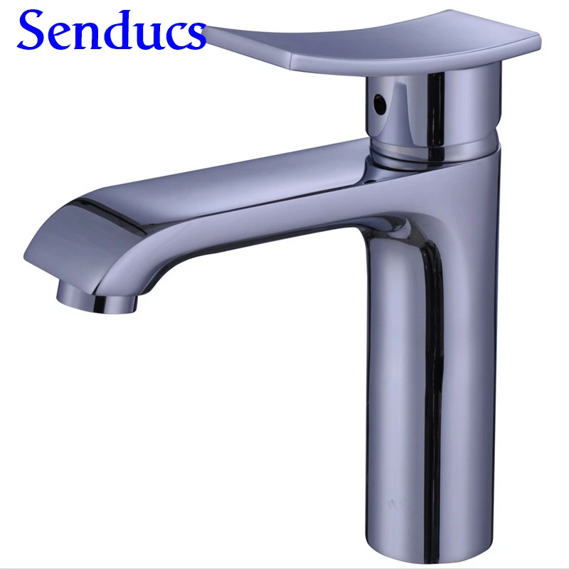 Бесплатная доставка полированный хромированный кран для ванной комнаты с одной