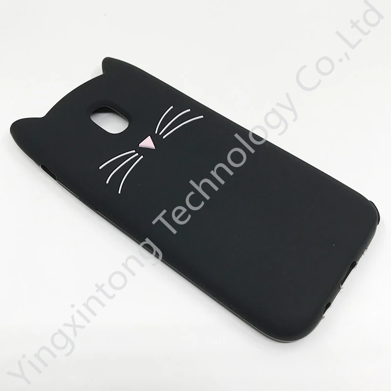 Милый 3D чехол для телефона с усами котом Samsung Galaxy J3 J5 J7 A7 A3 A5 2016 2017 2015 мягкий