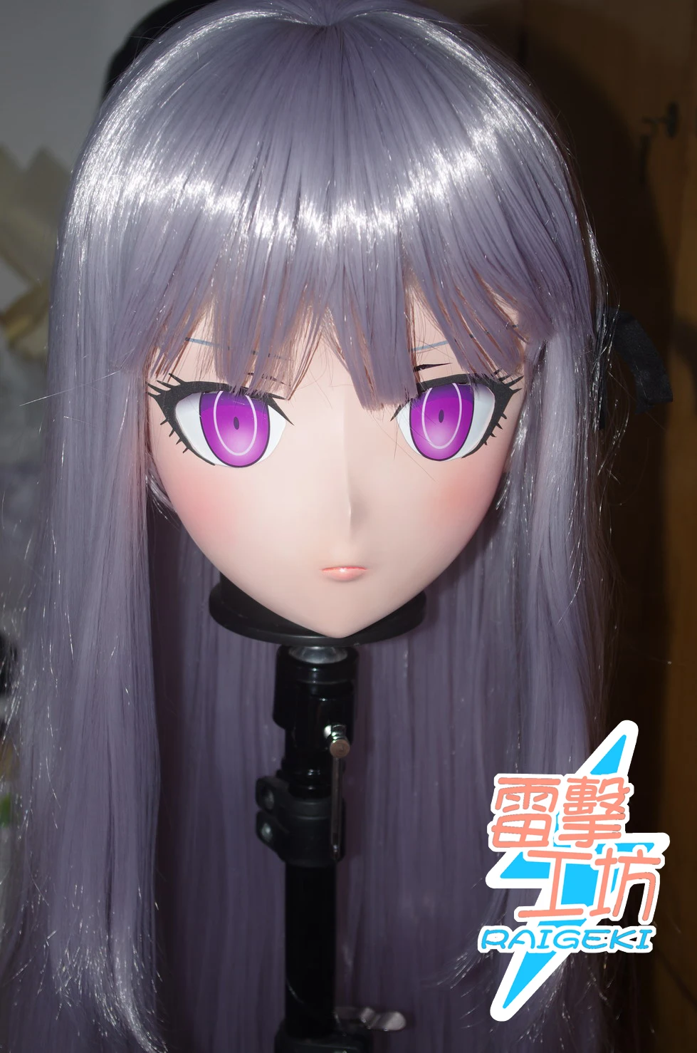

(KM8318) Top Quality Handmade Female Resin Full Face Kirigiri Kyouko Cosplay Mask Kigurumi Crossdresser Doll