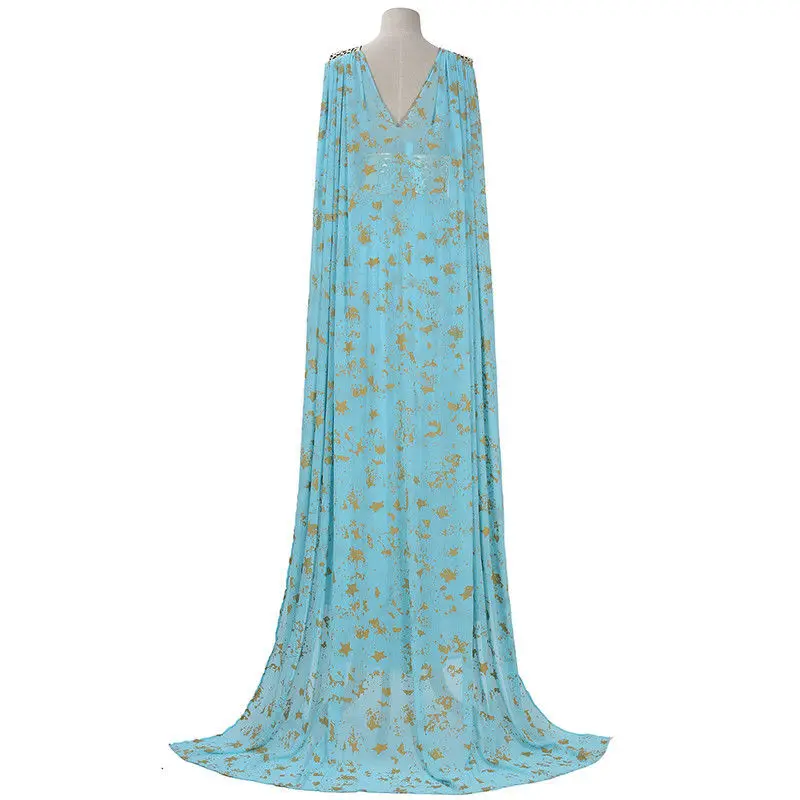 Хэллоуин Игра Престолов Дейенерис Таргариен платье из кварта косплей костюм и