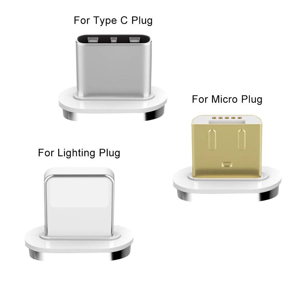Магнитный usb-кабель A.S с разъемом типа C Micro USB C адаптер для быстрой зарядки телефона Microusb type-C магнитные вилки для зарядки для iPhone X 8 7